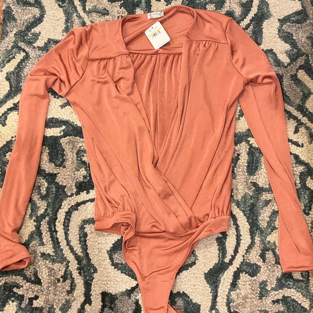 Free People Rust Bodysuit
